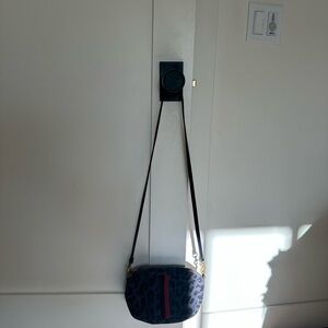 Clare V leapoard midi bag.